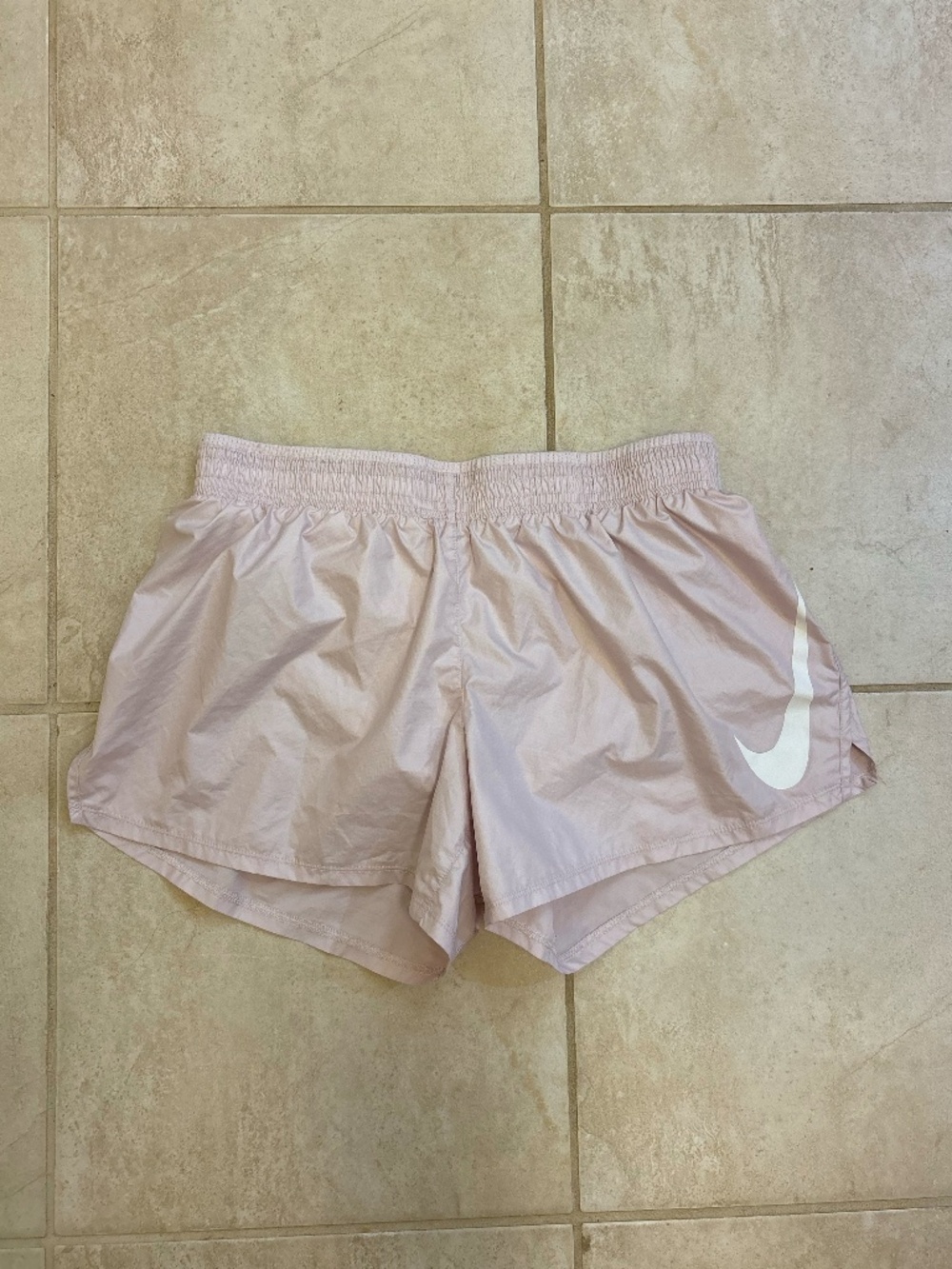 Nike Dri-FIT Light Pink Running Shorts Size Medium